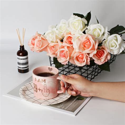 Hendson Funny 30th Birthday Gift - Fabulous Pink Marble Mug India | Ubuy