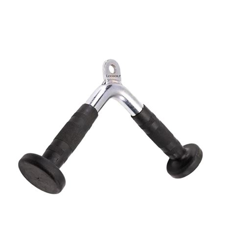 LEEBOLT® Pro-Grip Pipe Triceps V-Bar with Rubber Hand Grip Home Gym ...