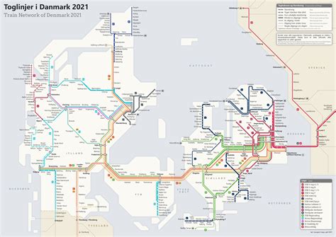 Map Railway Denmark