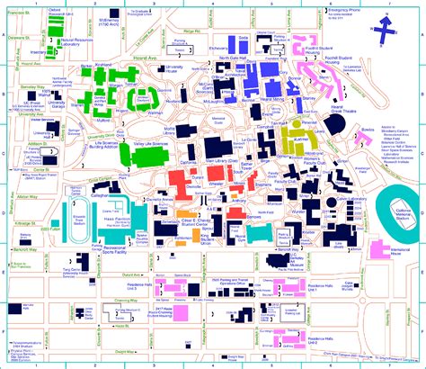 Uc Berkeley Location Map