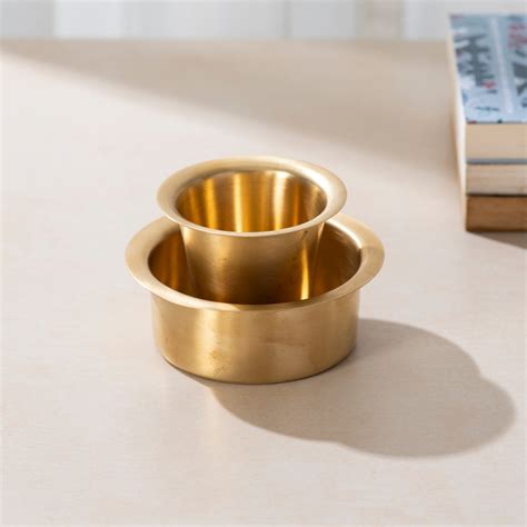 Brass Coffee Dabara Set - Authentic South Indian Filter Coffee Set ...