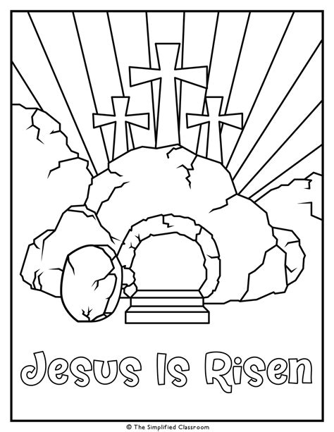 Easter Religious Printable Coloring Pages | All FREE Printables