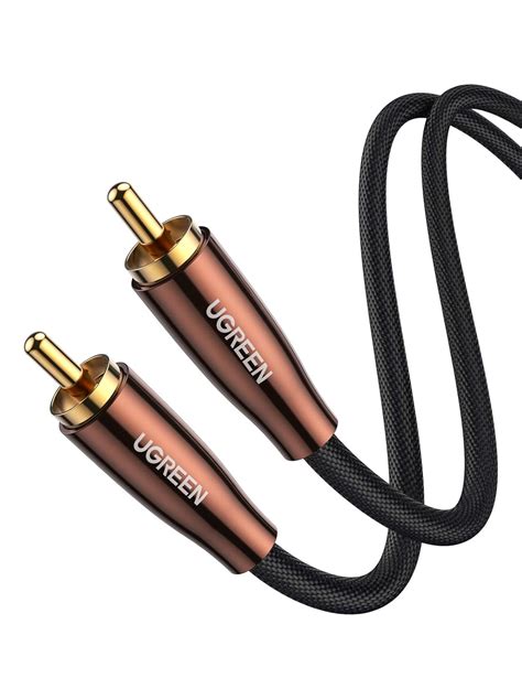UGREEN RCA to RCA Coaxial Cable 6FT Digital Stereo Audio Cable Nylon ...