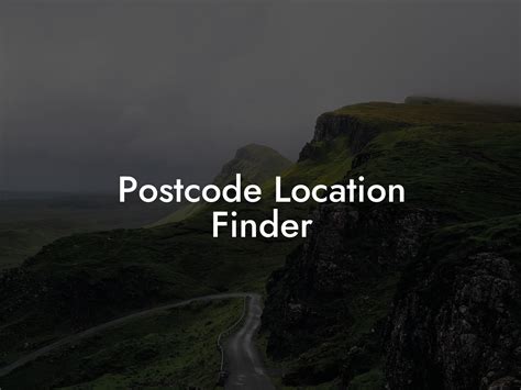 Find a Postcode 的图像结果
