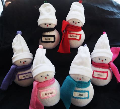 Rice Filled Sock Snowmen Make A Great ersonalised Gift For Anyone ...