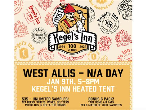 Kegel's Inn hosts 'Dry January' West Allis N/A Day event