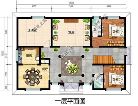 简单实用二层自建房子设计图，主体造价仅17万_二层别墅设计图_图纸之家