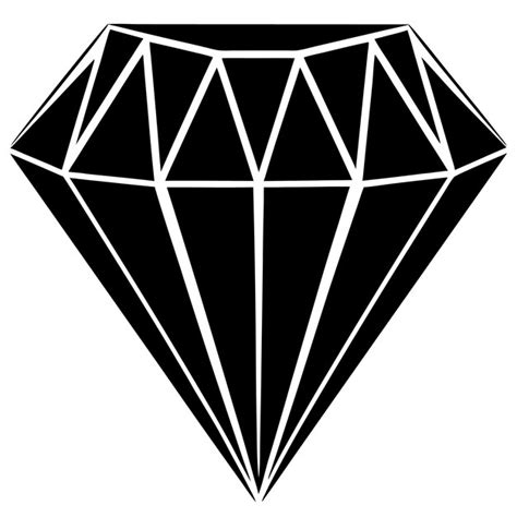 Dimond silhouette vector diamonds logo design vector illustration eps ...