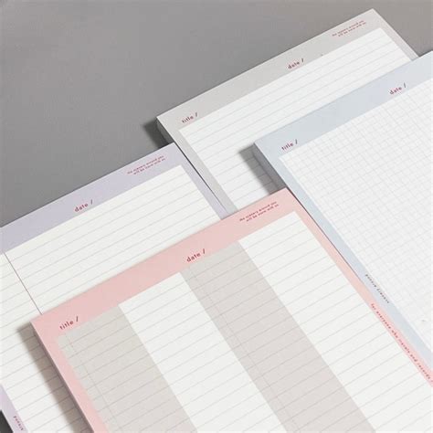 spring A5 note pad A5サイズ ノートパッド メモパッド 単語帳 ノート 韓国文具 【SCENERY AROUND】