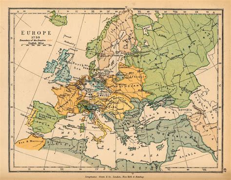 Map of europe 1730 – Artofit