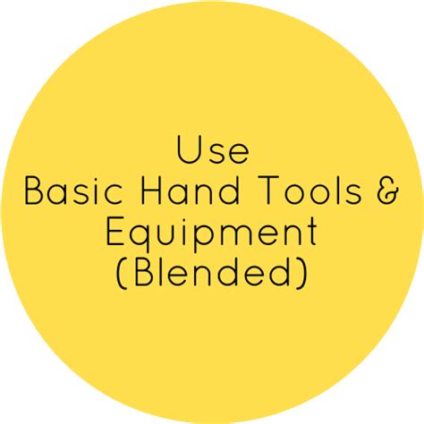 Using Hand Tools and Equipment 的图像结果