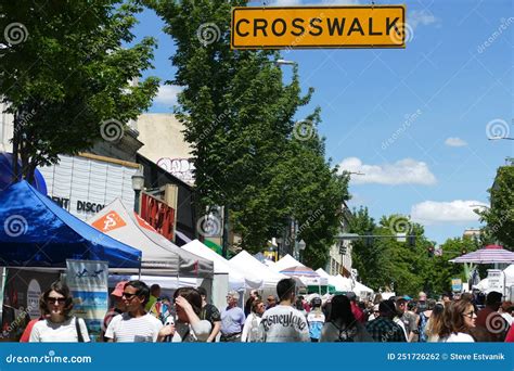 Crowd at the the 50th Annual University District Street Fair Editorial ...