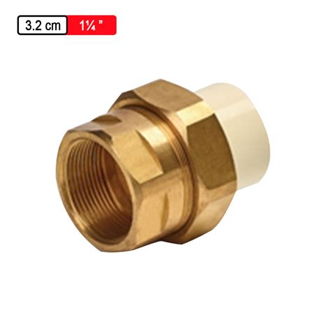 Astral CPVC Pro Copper Tube Size Female Brass Union 3.2cm 1.25inch ...