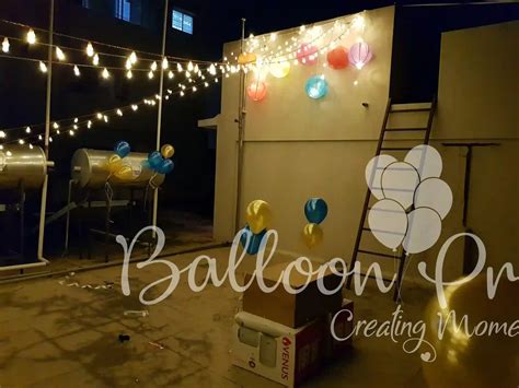 Lanterns Terrace Decor Bangalore | Upto 50% Off - Balloon Pro