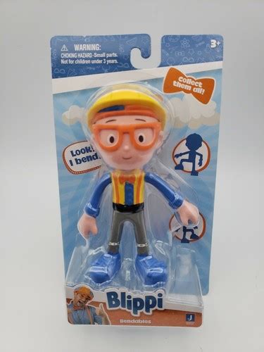 Buy Blippi Bendables Figure Construction Blippi New Zag Toys Online at ...