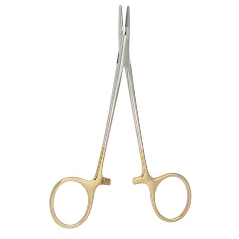 V. Mueller OP7511 Vital Halsey Eye Needle Holder, Tungsten Carbide ...