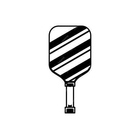 Premium Vector | Pickleball paddle vector illustration pickleball ...