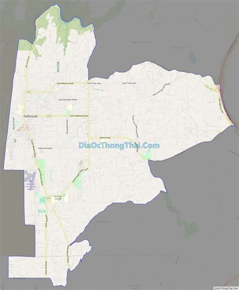 Image result for Fallbrook CA Map