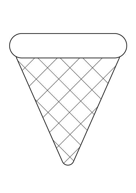 Ice Cream Cone Pattern - 10 Free PDF Printables | Printablee