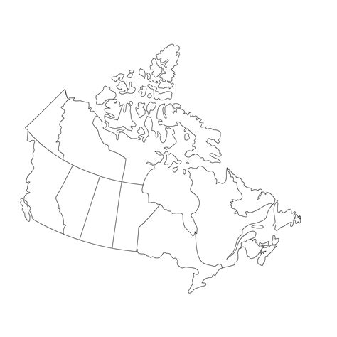 Map Of Canada Blank Printable