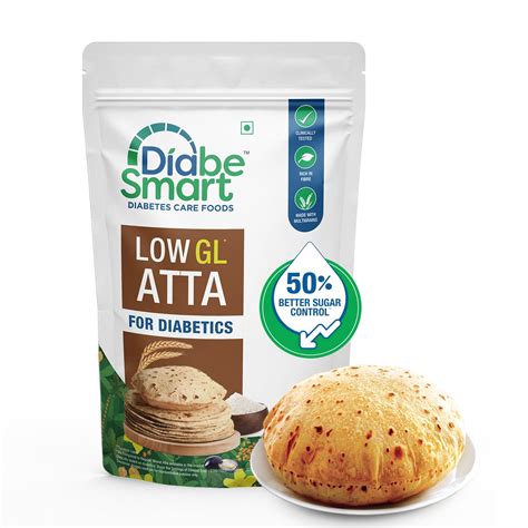 DiabeSmart Diabetic Atta 1Kg | 50% Better Blood Sugar Control | Tested ...