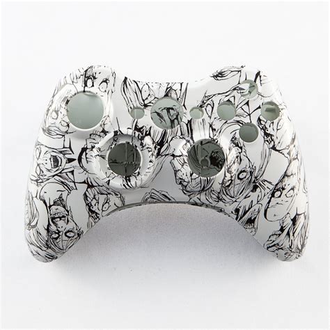 Buy MadModz Xbox 360 Zombie Custom Controller Shell (White) Online at ...