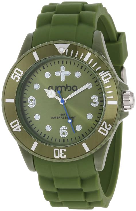 RumbaTime Unisex 12498 Perry Silicone 42MM Infantry Modern Stylish ...