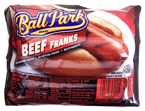 Groceries-Express.com Product Infomation for Ball Park beef franks, 8 ...