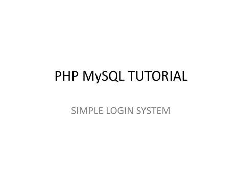 Image result for PHP MySQL Tutorial