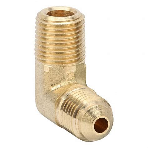 3/16 in OD x 1/8 in Pipe Fitting Size, Flared/Threaded, Flared Fitting ...