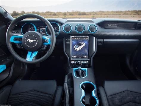 Ford Mustang, Ford, car, Ford Mustang Lithium Concept, vehicle, Ford Mustang 2019, car interior ...