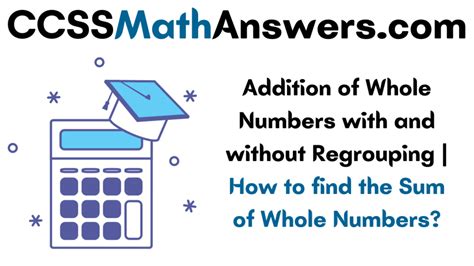 Image result for Whole Number Answer Addition