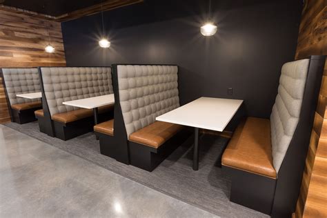 Special Upholstered Booths for Modern Restaurant Design