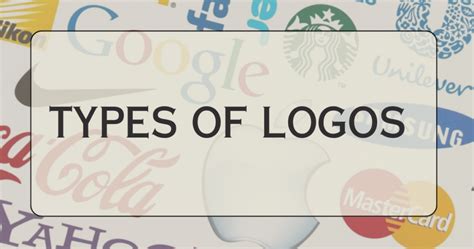 Types of Logo Design 的图像结果