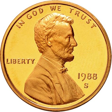 One Cent 1988 Lincoln Memorial, Coin from United States - Online Coin Club
