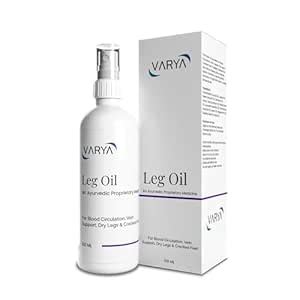Varya Leg Oil, Ayurvedic Botanical Oil for Varicose Veins, Spider Veins ...