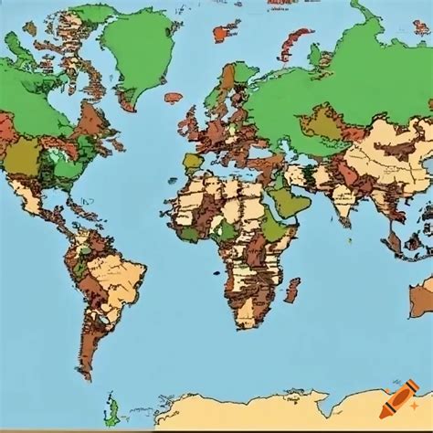 Detailed World Map 的图像结果