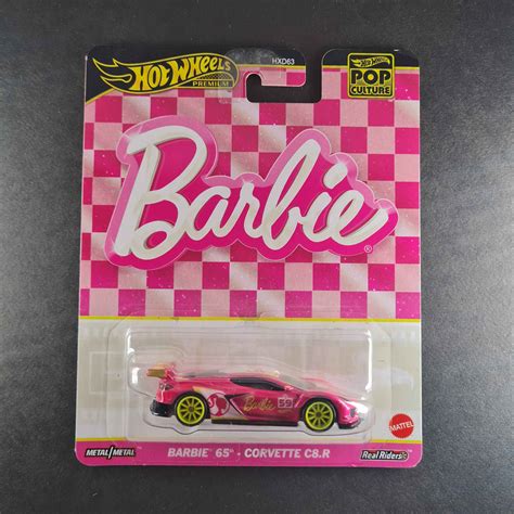 Hot Wheels Premium Barbie Corvette - C8.R 65th Anniversary Edition ...