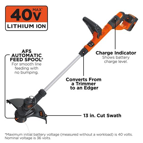 40V MAX* Lithium String Trimmer | BLACK+DECKER