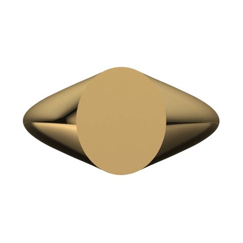 Oval Signet Ring Adjustable Size – thejanki.com