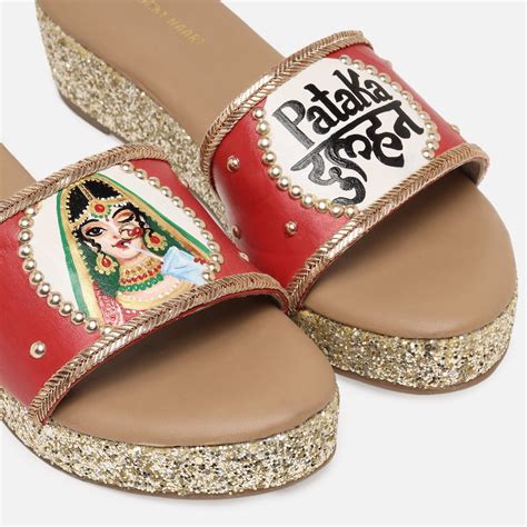 Buy Bridal shoes , wedding platforms | Bridal Platforms - The Quirky Naari