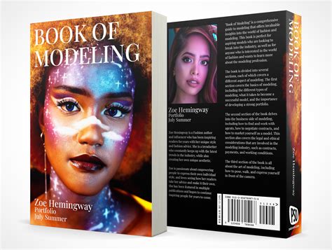 FREE PSD 6X9 Modeling Book Cover Design