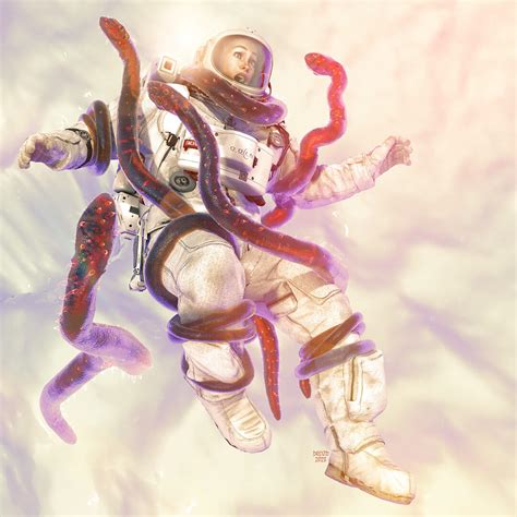 Space Worms 3D Render | RenderHub Gallery