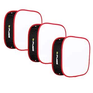 Kamerar 3pcs Combo D-Fuse Large LED Light Panel Softbox: 12 inch x12 ...
