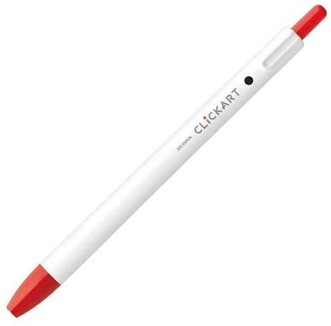Zebra WYSS22-R Retractable Water-Based Color Pen, Clickart Red, 10 Pens ...