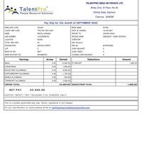 Talentpro India Hr — Oneassist for home