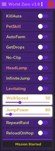 Image result for World Zero Script GUI