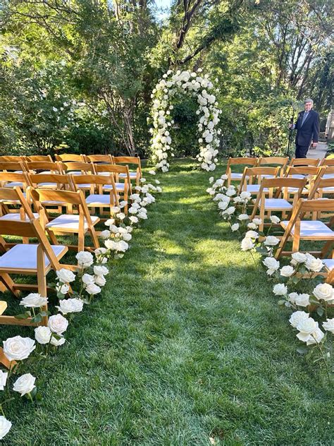 20 ways to decorate the aisle for an outdoor wedding ceremony – Artofit