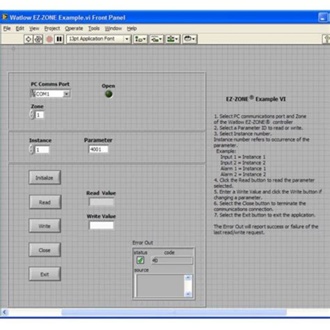 LabVIEW Runtime Engine 的图像结果