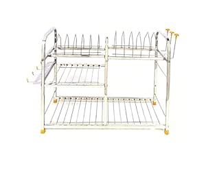 NAVUM ROSHANI Stainless Steel Wall Mount Kitchen Racks | Dish Rack with ...